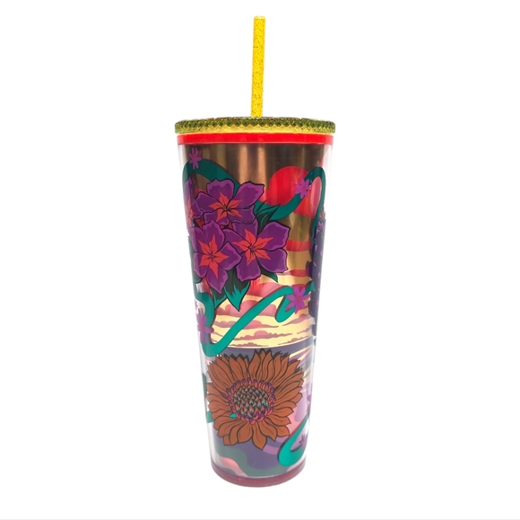 Starbucks Other - {Starbucks} NWT Rex Hamilton Limited Edition 2024 Texas Wildflowers Venti 24 oz